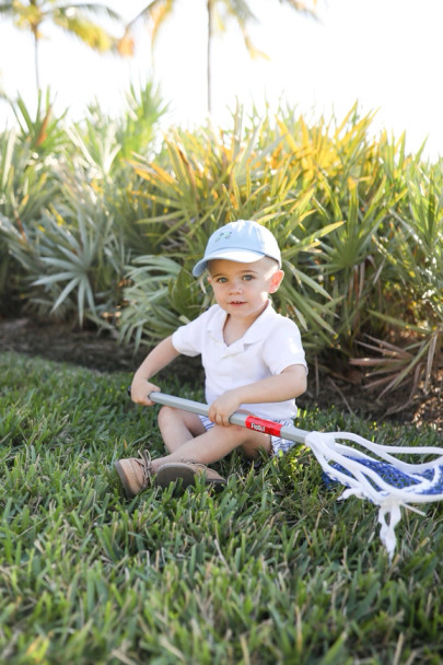 Embroidered Golf Cart Infant Hat for Ages 0-2 On Boy