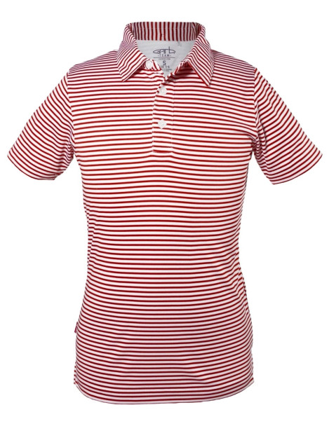 Garb Carson Youth Golf Polo Red