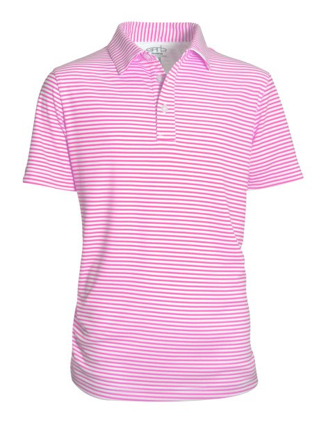 Garb Carson Youth Golf Polo Pink