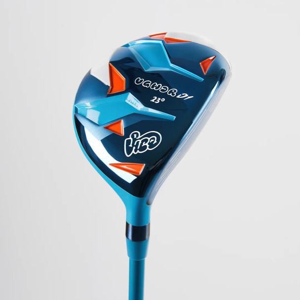 Vice 5 Club Kids Golf Fairway Wood for Ages 4-8 (kids 44-49" tall) Blue