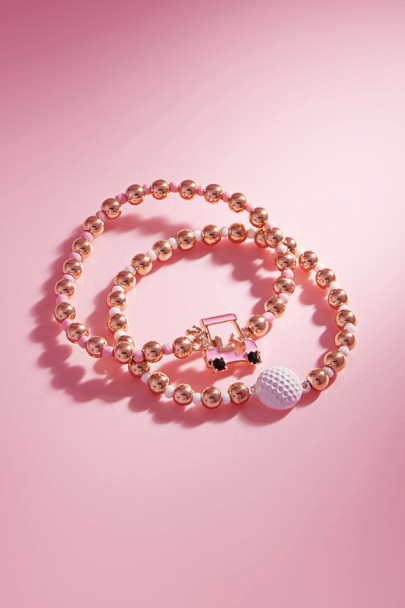 Golf Cart Stretchy Bracelets - Set of Two