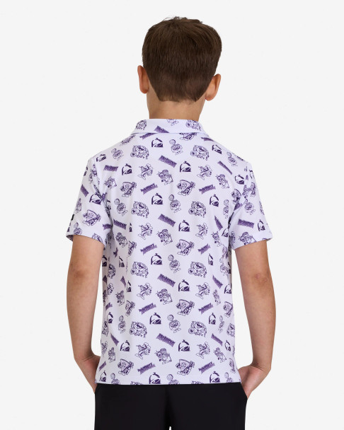 Bad Birdie / Taco Bell Collab Kids Golf Polo