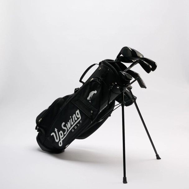 UpSwing 7 Club Kids Golf Set Ages 7-10 (kids 45-51" tall) Black