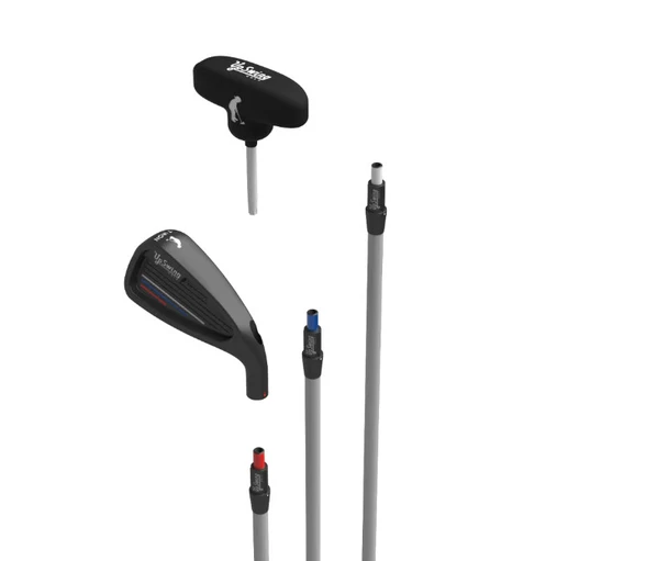 UpSwing 4 Club Kids Golf Set Ages 4-7 (kids 34-42" tall) Black