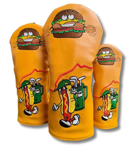 Hot Dog / Hamburger Golf Headcovers