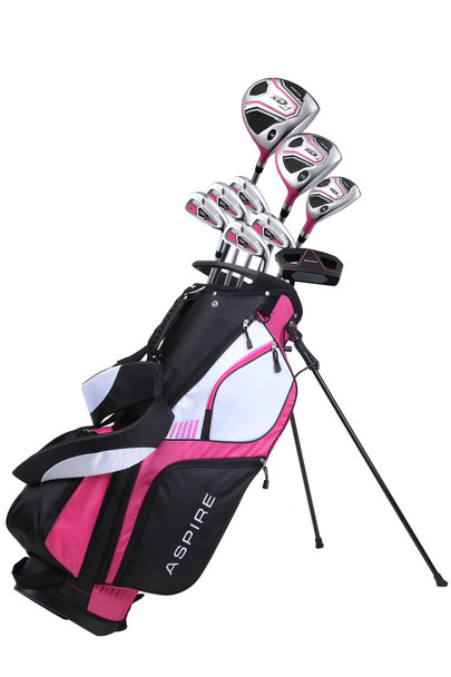 Aspire XD1 9 Club Womens Golf Set - Petite Cherry