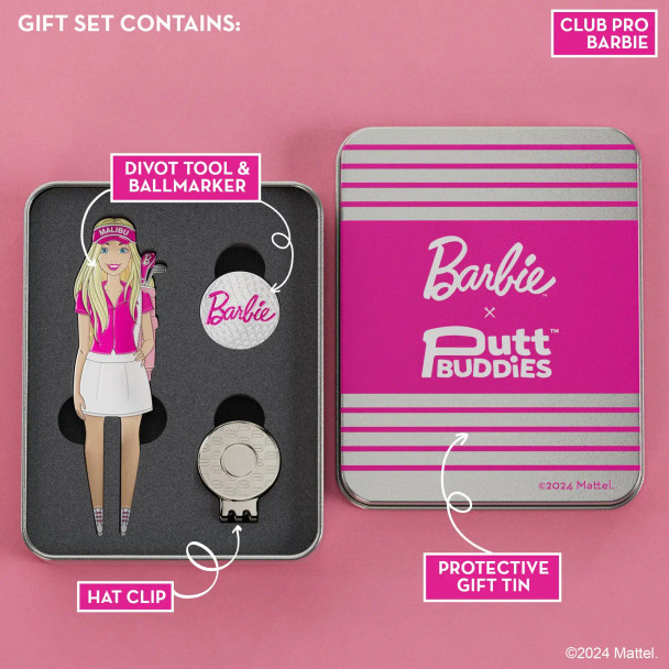 Club Pro Barbie with Barbie Golf Ball Marker Gift Set