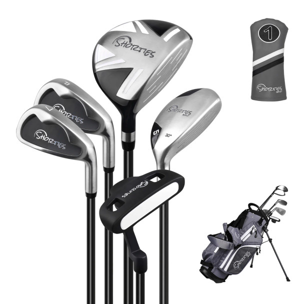 Shorties Junior 5 Club Kids Golf Set for Ages 8-10 (kids 46-51") - Graphite Color