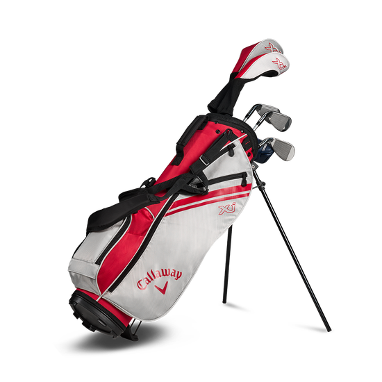 Callaway XJ-2 6 Club Kids Golf Set Ages 6-8 (kids 47-53" tall) Red/Silver
