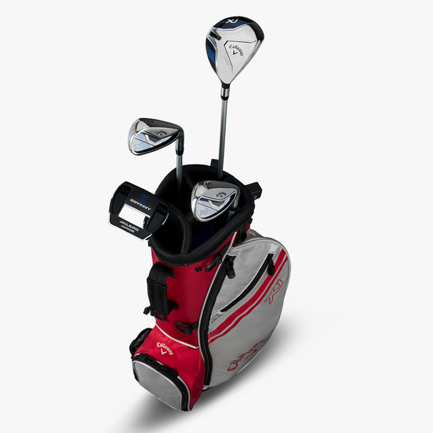 Callaway XJ-1 4 Club Kids Golf Set Ages 3-5 (kids 42-46" tall) Red/Silver
