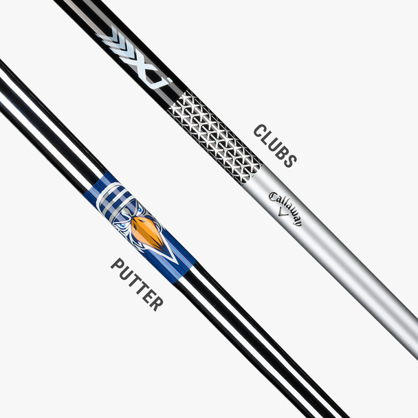 Callaway XJ-2 6 Club Kids Golf Set Ages 6-8 (kids 47-53" tall) Blue/Silver