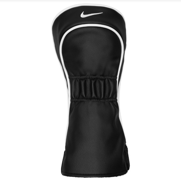 Nike Tour PU Leather Driver Headcover Black - Back