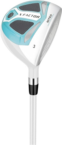 Nitro Golf X Factor 8 Club Womens Golf Set with Stand Bag - (girls 63-68" tall)