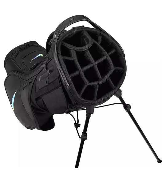 Nike Air Hybrid 2 Golf Stand Bag - Black/Black/Multi Iridescent