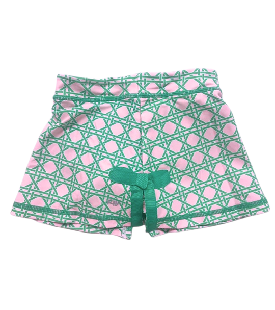 Ruffled Butts Trellis Performance Skort - Side View