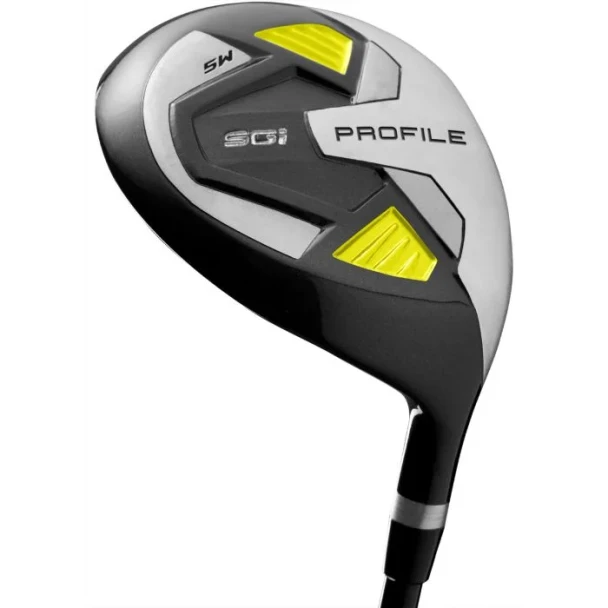 Wilson Profile SGI Teen 5 Wood for Ages 13-16 (kids 63-68" tall) - Yellow/Black