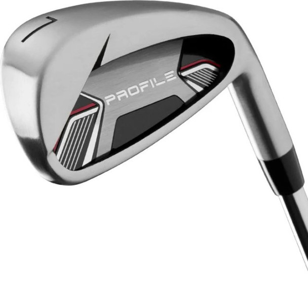Wilson Profile Teen Single Irons for Ages 13-16 (kids 63-68" tall) - Red/Black