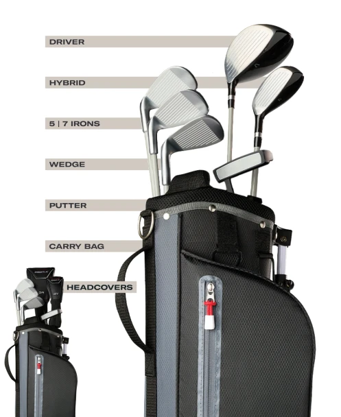 Wilson Profile Junior 6 Club Kids Golf Set Ages 11-14 (kids 56-63" tall)