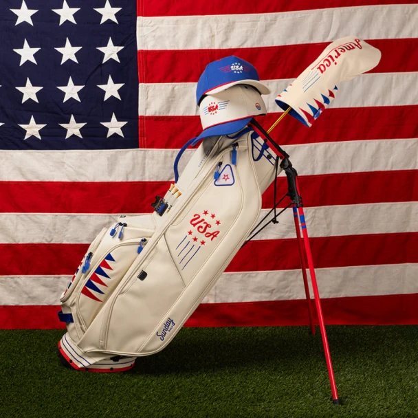Sunday Golf Ryder USA 250 Anniversary Golf Bag (Bag Height 35") - Limited Edition