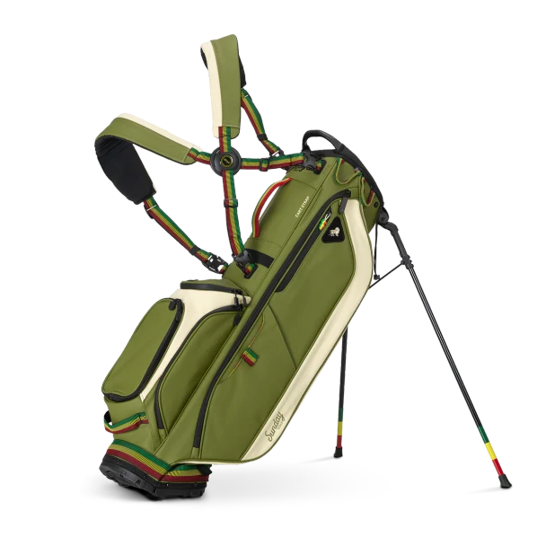 Sunday Golf Ryder Bob Marley Olive Hemp Golf Bag