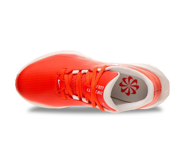Nike Infinity Junior Golf Shoe - Crimson - Top View