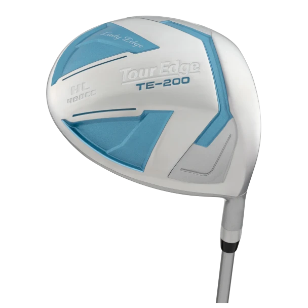 Tour Edge TE-200 10 Club Womens Golf Set Stand Bag (for girls 63-67" tall) - Silver/Blue