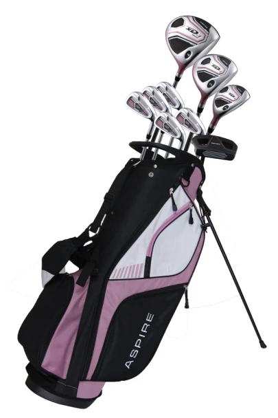 Aspire XD1 9 Club Womens Petite Golf Set (girls 60-64" tall) - Pink