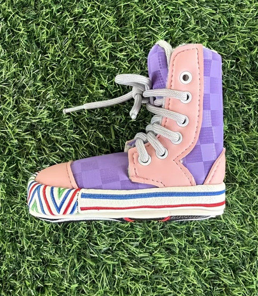 High Top Sneaker Putter Cover Pink / Purple
