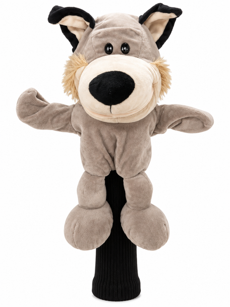 Plush Wolf Junior Golf Headcover