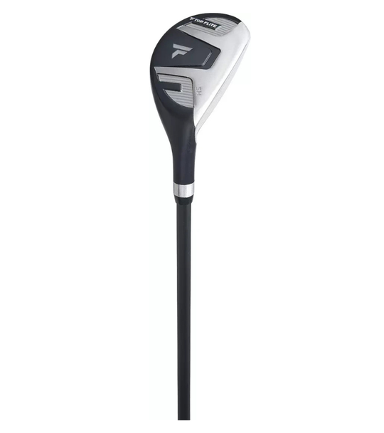 Top Flite XL 9 Club Senior Mens Golf Set Black/Silver - Senior Flex