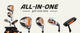 Precise XD-J 4 Club Kids Golf Set for Ages 3-5 (kids 36-44") Orange