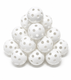 White Plastic Golf Balls - One Dozen