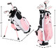 KVV 4 Club Girls Golf Set for Ages 5-7 (44-52 inches) Pink
