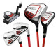 Orlimar ATS 5 Club Kids Golf Set for Ages 9-12 (kids 52-60" tall) Red