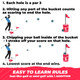 BucketGolf 6 Hole Golf Course Game