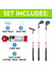 Franklin Future Champs 3 Club Plastic Golf Set - Adjustable Size