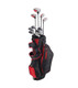 Top Flite XL Mens Golf Set Red Black