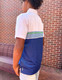 Tripp Youth Golf Polo Blue & White Block