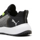 Puma Fusion Crush Sport Jr Spikeless Golf Shoes Black Electric Lime Back