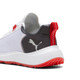 Puma Fusion Crush Sport Jr Spikeless Golf Shoes White Dark Coal Back