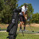 Sunday Golf El Camino Golf Bag Black Vegan Leather