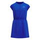 Adidas Aeroready Half-Zip Girls Golf Dress Royal Blue Front