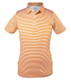 Garb Carson Striped Toddler Boys Golf Polo Orange