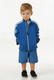 Garb Toddler Rain Jacket Blue with Stripes on boy