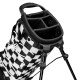 Sunday Golf Recess Kids Golf Bag for Ages 5-8 (Bag Height 27") Black White Checkered