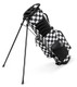 Sunday Golf Recess Kids Golf Bag for Ages 5-8 (Bag Height 27") Black White Checkered