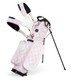 Sunday Golf Recess Girls Golf Bag Pink / White Checkered