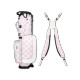 Sunday Golf Recess Girls Golf Bag for Ages 9-12 Pink and White Check