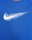Nike Multi Dri-Fit Kids Short Sleeve Top - Royal Blue Front