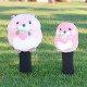 Plush Hamster with Strawberry Golf Driver & Fairway Wood Headcover